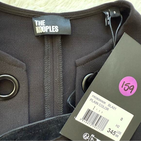 NWT!!! The Kooples lace up women mini dress size 0 or S Retail 345$ - Picture 8 of 11